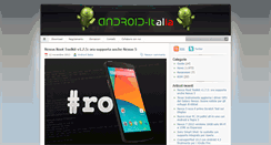 Desktop Screenshot of android-italia.net